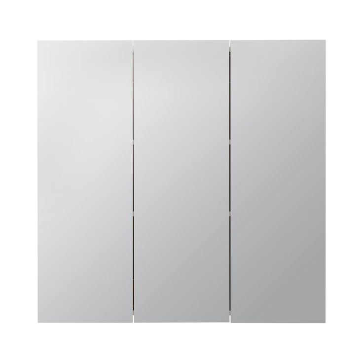 Style Selections 30.25-in x 29.75-in Square Surface Mirrored Medicine Cabinet