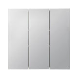 Style Selections 30.25-in x 29.75-in Square Surface Mirrored Medicine Cabinet