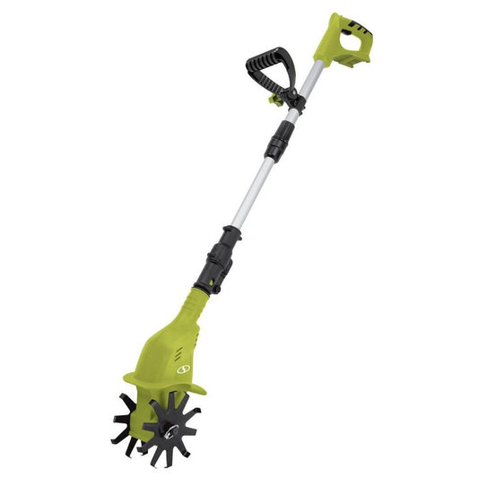 Sun Joe 4.25 in. 24-Volt Electric Cordless Garden Tiller Plus Cultivator (Tool-Only)