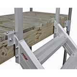 Extreme Max Universal Mount Aluminum Dock Stair - 4-Step - Super Arbor