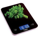 Touch Professional Digital Kitchen Scale (12 lbs. Edition), Tempered Glass in Elegant Black