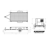 Karavan 2237 lb. Payload Capacity Trailer - Super Arbor