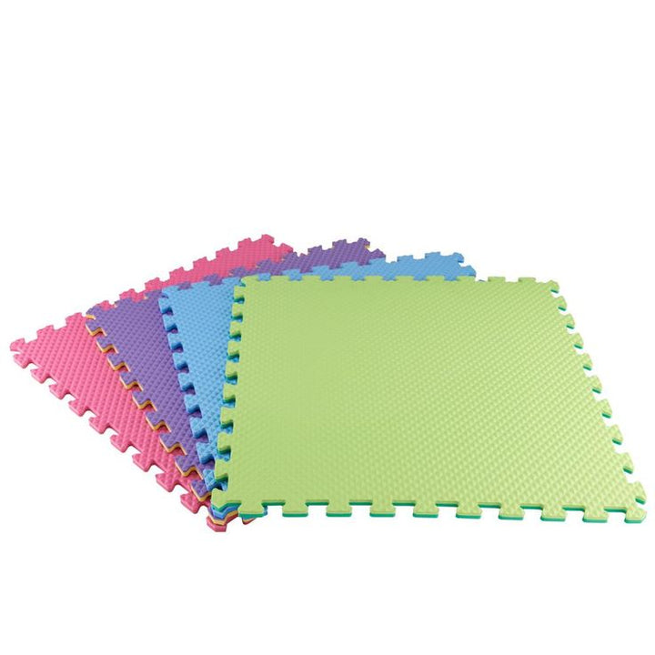 TrafficMASTER Primary Pastel 24 in. x 24 in. x 0.47 in. Playroom Floor (4-Pack)