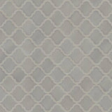 MSI Dove Gray Arabesque 10-1/2 in. x 15-1/2 in. x 8 mm Glossy Ceramic Mesh-Mounted Mosaic Wall Tile (11.7 sq. ft. / case)