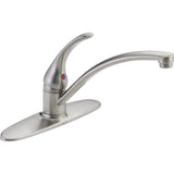 Foundations Single-Handle Standard Kitchen Faucet in Chrome