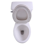 52.8 in. Walk-In Whirlpool Bathtub in White with 1.28 GPF Single Flush Toilet - Super Arbor