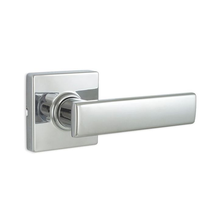 Westwood Matte Black Hall and Closet Door Lever with Square Rose