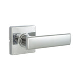 Westwood Matte Black Hall and Closet Door Lever with Square Rose