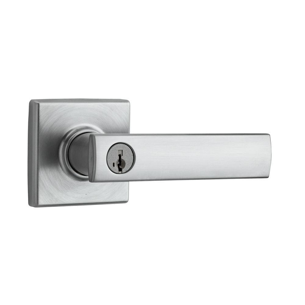 Vedani Square Venetian Bronze Entry Door Lever Featuring SmartKey Security - Super Arbor