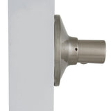 Naples Satin Nickel Right Handed Dummy Door Lever - Super Arbor