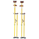 48 in. to 64 in. Magnesium Adjustable Drywall Stilts - Super Arbor