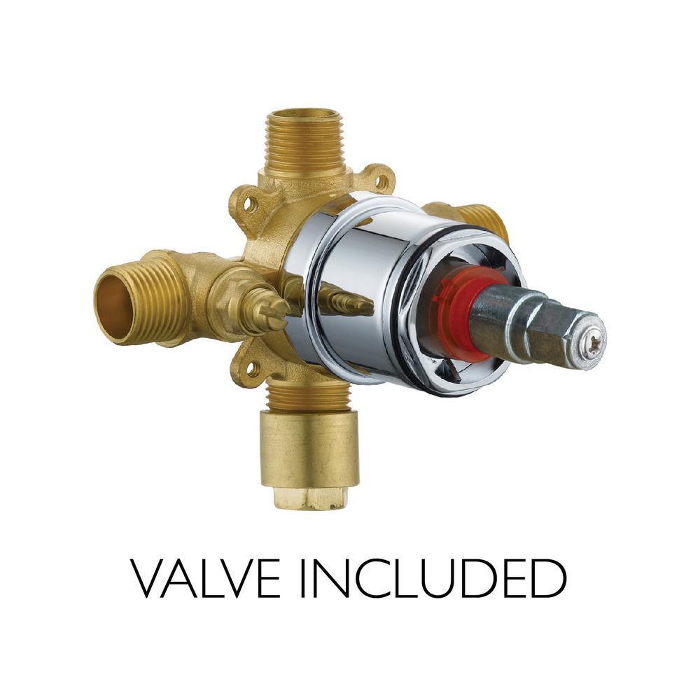Oakmont 2-Handle 1-Spray Tub and Shower Faucet in Oil Rubbed Bronze (Valve Included) - Super Arbor