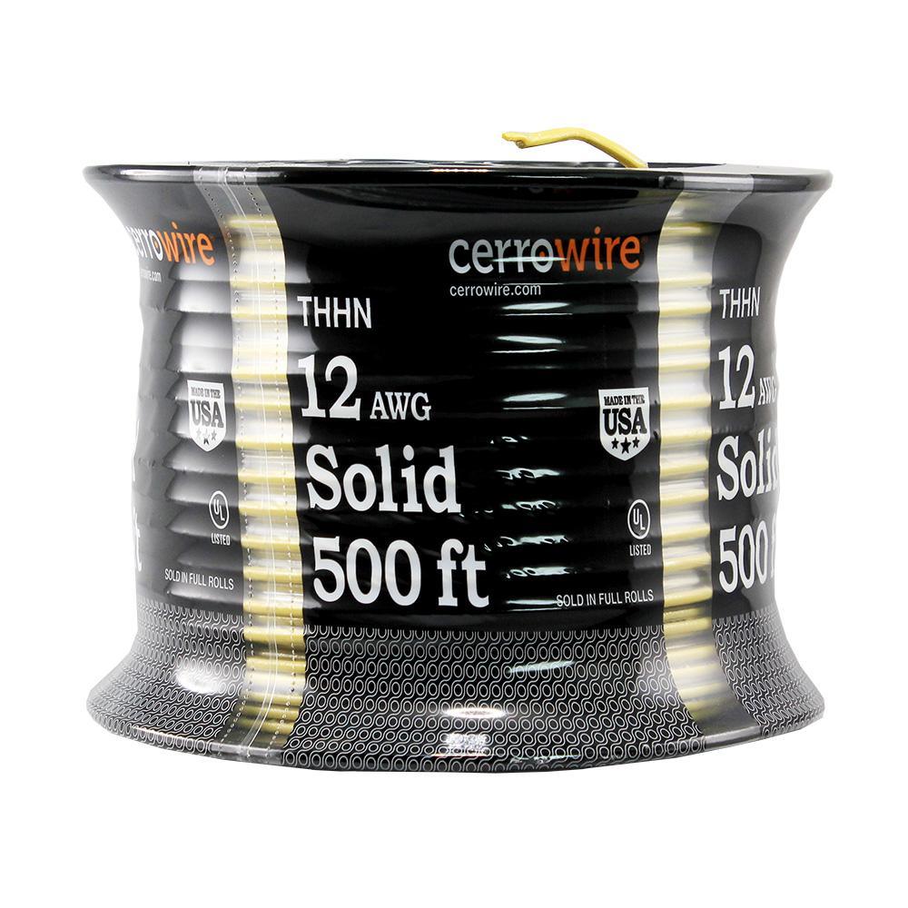 500 ft. 12/1 Red Solid THHN Wire - Super Arbor