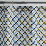 Pix 72 in. Organic Cotton Percale Shower Curtain - Super Arbor