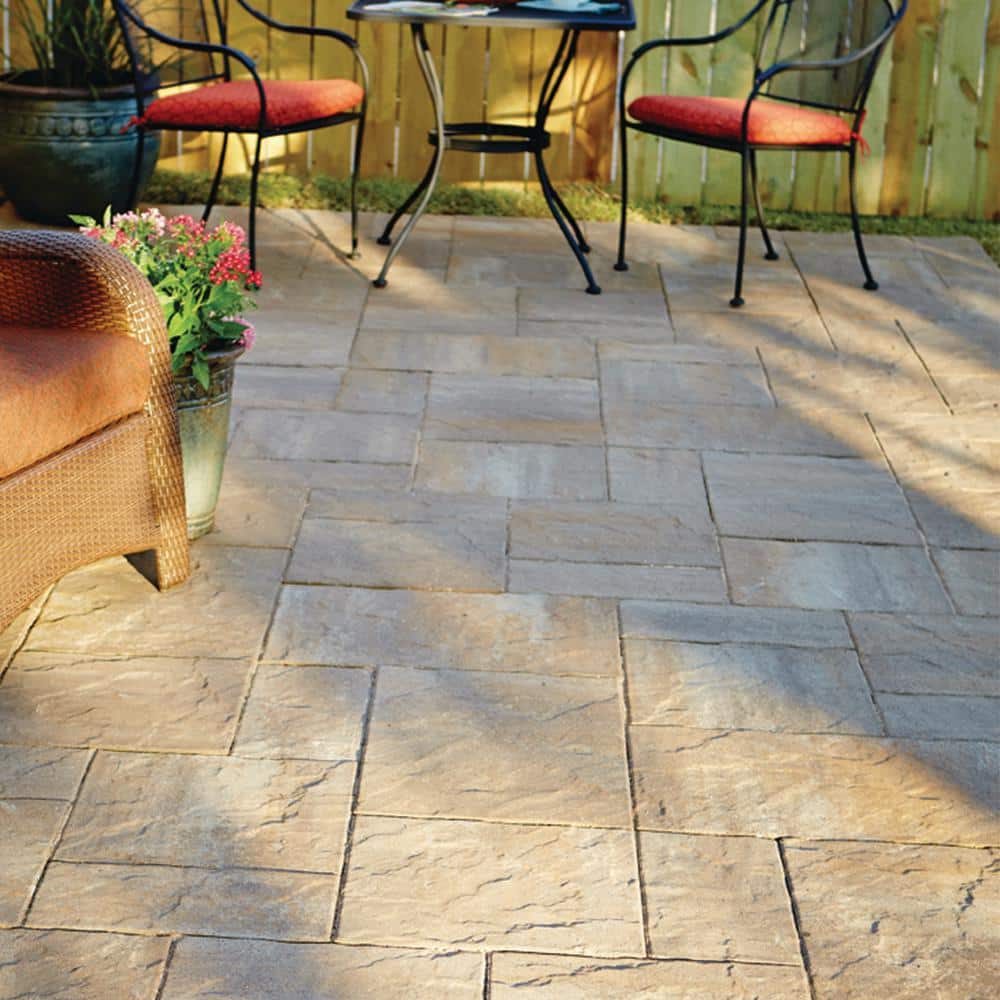 Pavestone Panorama Supra 3-pc 15.75 in. x 15.75 in. x 2.25 in. Eddington Concrete Paver (60 Pcs. / 103 Sq. ft. / Pallet)