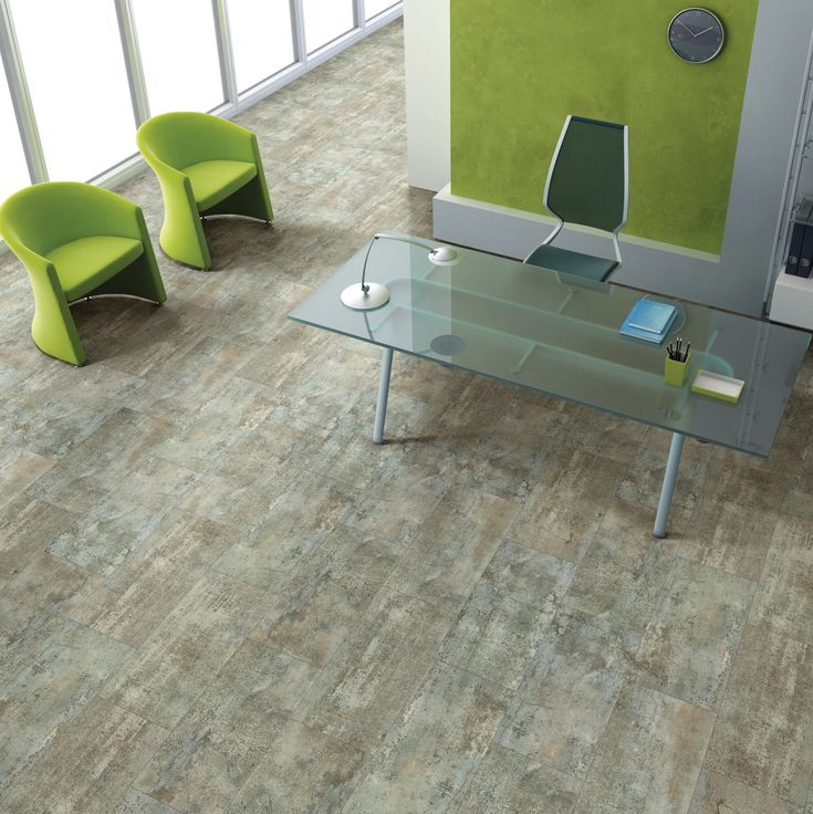 Shaw 8-Piece 12-in x 24-in Granite Interlocking Vinyl Tile