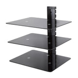 Wall Mounted AV Component Shelving Bracket, 3 Shelf - Super Arbor