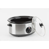 7 Qt. Stainless Steel Slow Cooker with Keep Warm Setting