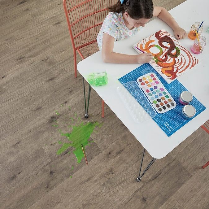Pergo Hallfield Hickory Waterproof Laminate Flooring Sample