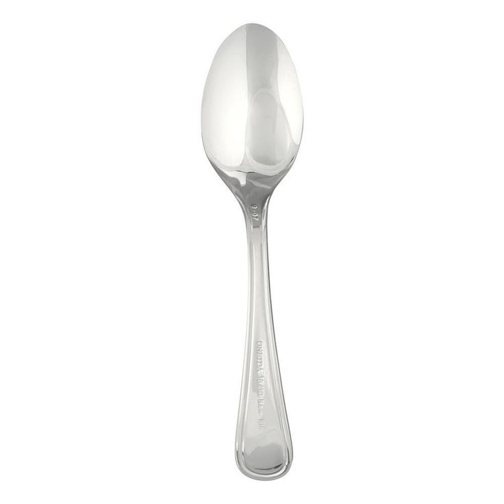 New Rim Silver 18/10 Stainless Steel A.D. Coffee Spoon (12-Pack)