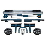 Deluxe Rolling MIter Saw Stand with Trays - Super Arbor