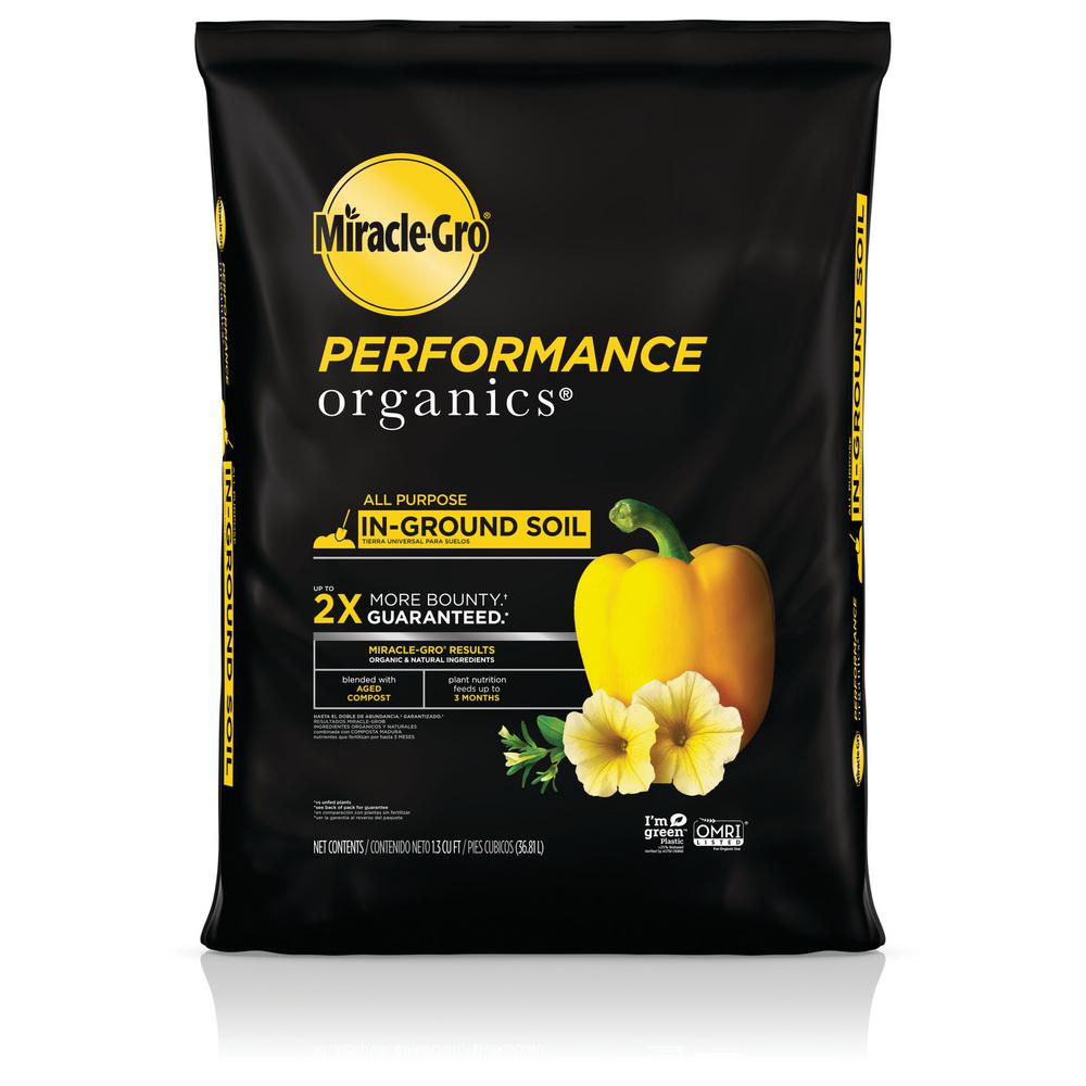 Miracle-Gro 1.3 cu. ft. Performance Organics All Purpose In-Ground Garden Soil - Super Arbor