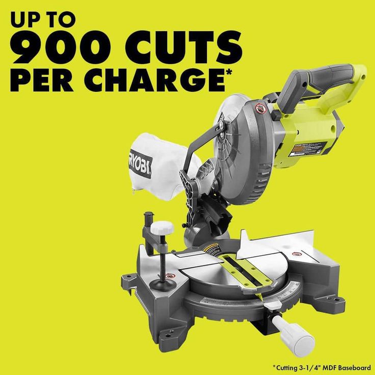 18-Volt ONE+ Lithium-Ion Cordless 7-1/4 in. Compound Miter Saw and AirStrike 18-Gauge Brad Nailer (Tools Only)