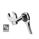 3/8 in. Drive 3/8-1 in. Crowfoot Wrench Set (10-Piece) - Super Arbor