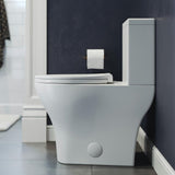 Sublime II 2-piece 0.8/1.28 GPF Dual Flush Round Toilet in Glossy White, Seat Included - Super Arbor