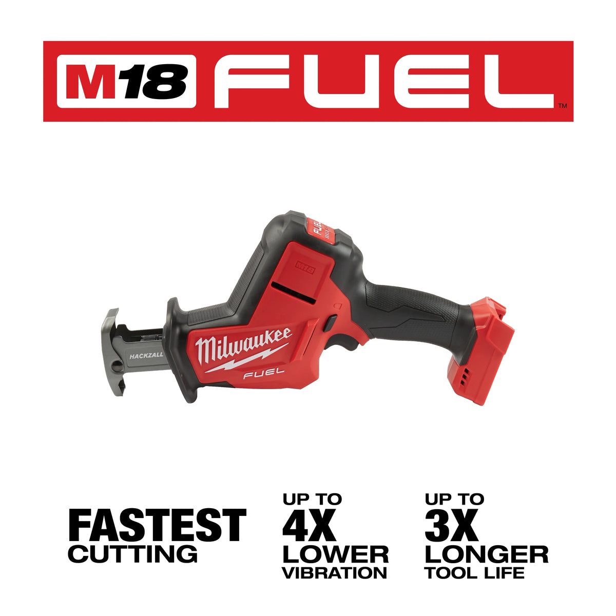 Milwaukee M18 FUEL 18-Volt Brushless Cordless HACKZALL Reciprocating Saw, 7/8 in. Stroke (Tool-Only)
