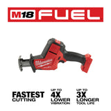 Milwaukee M18 FUEL 18-Volt Brushless Cordless HACKZALL Reciprocating Saw, 7/8 in. Stroke (Tool-Only)