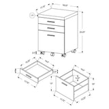Jasmine Taupe Filing Cabinet - Super Arbor