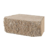 4 in. x 11.75 in. x 6.75 in. Pewter Concrete Retaining Wall Block - Super Arbor