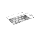 Prolific Workstation Undermount Stainless Steel 33 in. Single Bowl Kitchen Sink Kit with Accessories - Super Arbor