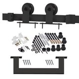 36 in. x 84 in. Lincoln Park Primed Interior Sliding Barn Door Slab with Hardware Kit - Super Arbor