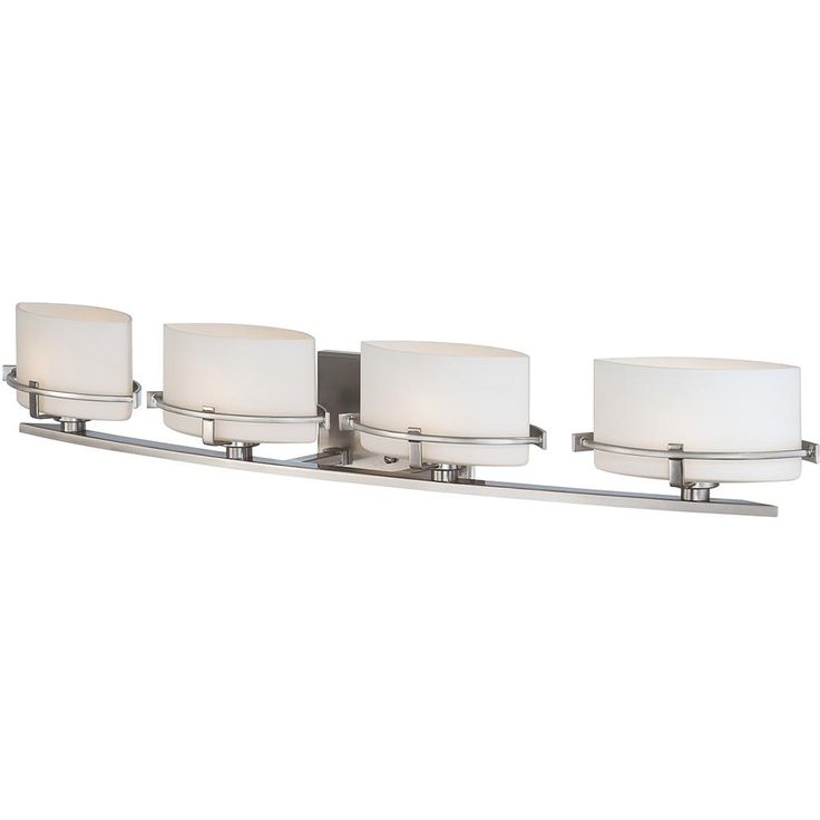 Nolan 4-Light Brushed Nickel Vanity Light