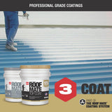 Roof Mate Top Coat 5 Gal. Tan Acrylic Reflective Elastomeric Roof Coating (15-Year Limited Warranty) - Super Arbor