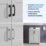 Style Selections Lowry 37-in Light Gray Single Sink Bathroom Vanity with White Acrylic Top