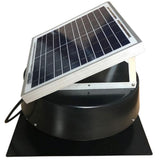 660 CFM Powder Coated Galvanized Steel Solar Powered Attic Fan with Adjustable Solar Panels - Super Arbor