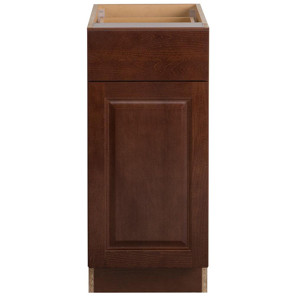 Benton Assembled 12x34.5x24.5 in. Base Cabinet with Soft Close Full Extension Drawer in White - Super Arbor