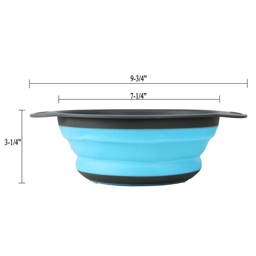 Undermount 16-Gauge Stainless Steel 42 in. x 20 in x 10 in. Triple Bowl Kitchen Sink with Collapsible Silicone Colanders - Super Arbor