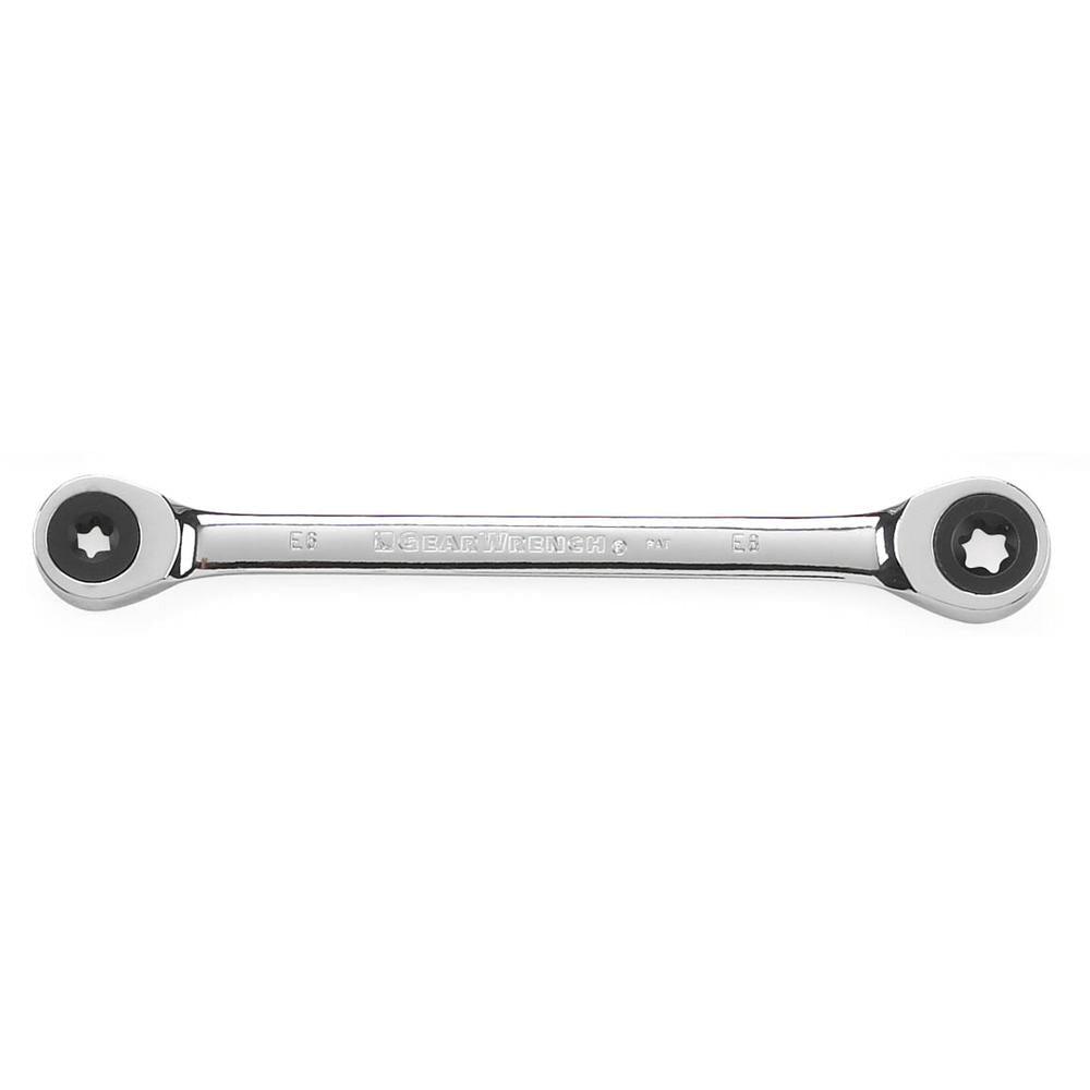 E-Torx Ratcheting Double Box-End Wrench Set (4-Piece) - Super Arbor