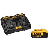 20-Volt MAX XR Lithium-Ion Premium Battery Pack 4.0Ah and Dual Port Charger with (2) USB Ports - Super Arbor