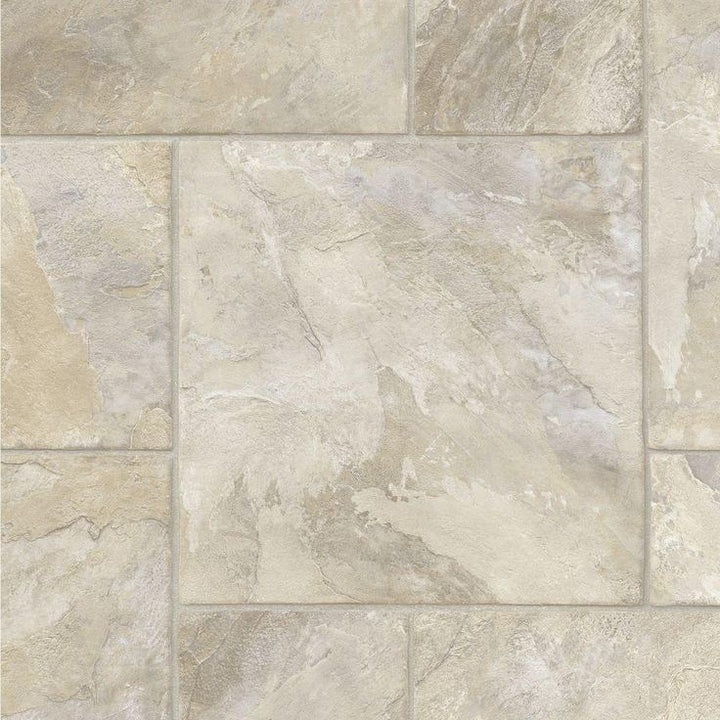 TrafficMASTER Modular Natural Slate Vinyl Sheet, Sold by 12 ft. Wide x Custom Length