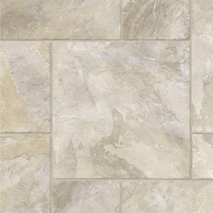 TrafficMASTER Harbor Slate Neutral Residential Vinyl Sheet, Sold by 12 ft. Wide x Custom Length