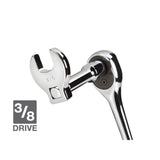 3/8 in. Drive 3/8-1 in. Crowfoot Wrench Set (10-Piece) - Super Arbor
