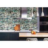 MSI Night Sky Subway 11.81 in. x 11.81 in. x 8mm Textured Glass Mesh-Mounted Mosaic Tile (9.7 sq. ft./Case)