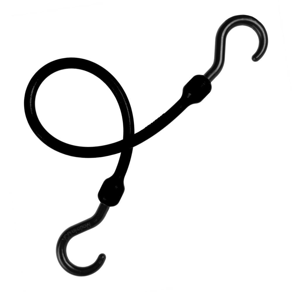 18 in. Easy Stretch Cord in Black (4-Pack) - Super Arbor