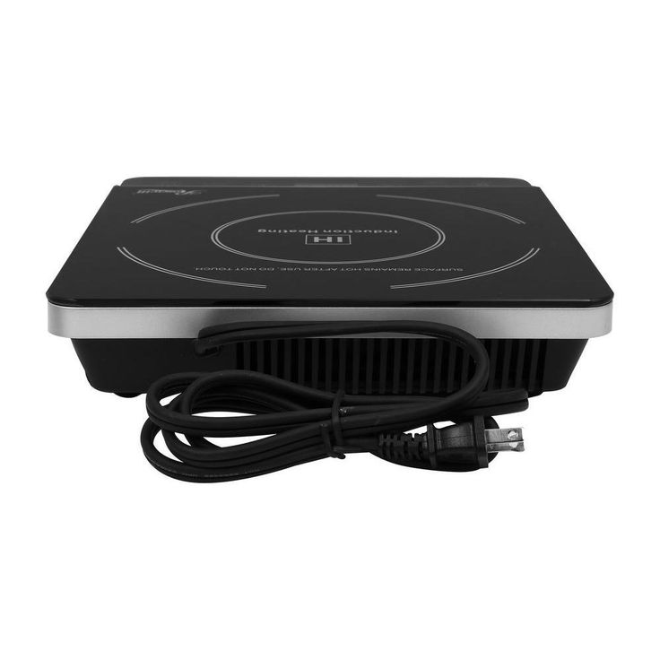 1800W Single Burner 13 in. Black Hot Plate with Temperature Controls