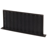 16 in. x 8 in. Plastic Resin Slider Foundation Vent in Black - Super Arbor